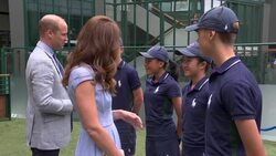 Prince William and Kate Middleton at Wimbledon News Clip