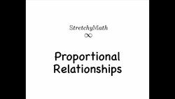 Proportional Relationships Instructional Video