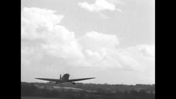 World War II British propaganda film: airplane manufacturing News Clip