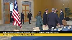 U.S. President Joe Biden speaks with Chinese President Xi at G20 News Clip