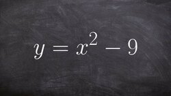 Using the difference of two squares to solve a quadratic Instructional Video