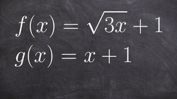 Find the value of x when 2 functions are set equal to each other Instructional Video