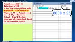 Issue of Debentures - Problem Solving Instructional Video