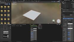 Mastering the Art of Isometric Room Design in Blender 3 - Texturing Room Base Instructional Video