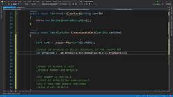 .NET Core Microservices - Add to Shopping Cart Repository Method Instructional Video