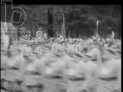Rise of Nazi Party Stock Footage