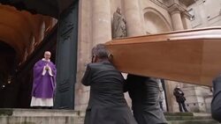 CLEAN : Jean-Jacques Beineix death: arrivals at funerals of French film director News Clip