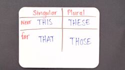 How to Use "This" "That" "These" & "Those" Instructional Video