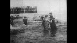 Children and Adults Maypole Dancing Stock Footage