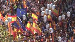 VOICED : Antindependentistas muestran hartazgo tras violencia en Cataluna News Clip