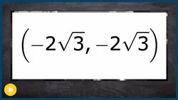 Convert rectangular points to polar then graph Instructional Video