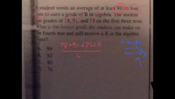 ACT PREP - Averaging Grades to Pass Class Instructional Video