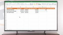 EXCEL DATA: TODAY, NOW, DATEVALUE Instructional Video