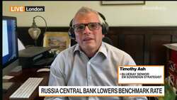 Russian Central Bank Cuts Rates From 20% to 17% News Clip