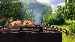 Beautiful tasty food Stock Footage