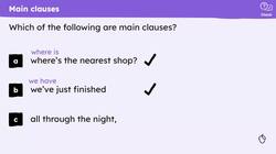 Two types of clause, including subordinate clauses Instructional Video