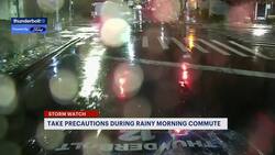 Thunderbolt 12: Checking on the slick, wet roads across Brooklyn News Clip