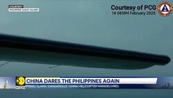 Chinese navy helicopter flies within 10 feet of Philippine plane News Clip