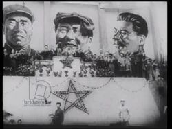 Allied troops & Soviets in Germany, concentration camp, refugees Stock Footage