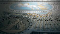 Great Britain 5 Pounds 1980 Front Stock Footage