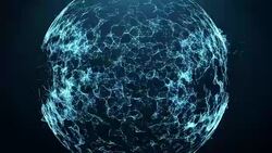 4k Connection lines Earth Globe with plexus. Stock Footage