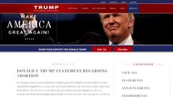 Donald Trump in the hot seat over abortion comments News Clip
