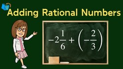 Adding Rational Numbers Using Rules Instructional Video