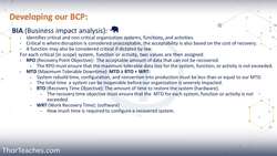 CISSP® Certification Domain 1 Security and Risk Management Video Boot Camp for 2022 - Business Impact Analysis (BIA) Instructional Video