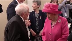 The Queen, Donald Trump, Prince Charles and Melania Trump meeting Normandy veterans News Clip