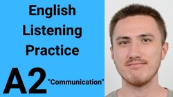 A2 English Listening Practice - Communication Instructional Video