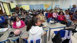 Bridgeport elementary school’s food drive benefits Thomas Merton Family Center News Clip