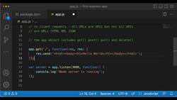 Express Framework Mastery: From Beginner to Advanced with Node.js - Set Up Routes in Express Instructional Video