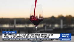 Restaurant offers free wine to diners who lock up their phones News Clip