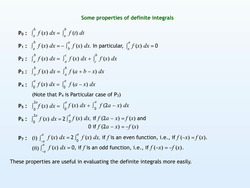 Some Properties of Definite Integrals Instructional Video