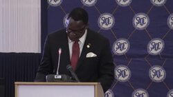 CLEAN : Malawi President Chakwera congratulates Zambia on peaceful vote for change News Clip