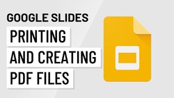 Creating Handouts from Google Slides: Printing Options and Features Explained Instructional Video
