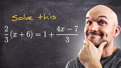 Three things you need to know about solving this problem Instructional Video