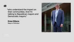 How cross-border mayors are pushing back on tariffs News Clip