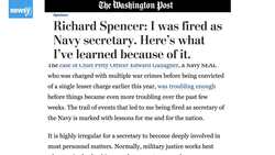 Fired Navy Secretary Criticizes Trump For Meddling In Gallagher Case News Clip