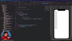 SwiftUI and Node.js Full Stack - Build Twitter - iOS 16 - SearchView Instructional Video