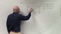 Using the properties of rectangles to solve for x Instructional Video