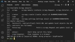 Web Scraping Tutorial with Scrapy and Python for Beginners - Using IPython for Syntax Highlighting and Auto Suggestion in Scrapy Shell Instructional Video
