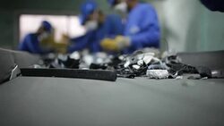 Recycling Plant for Electronic Waste Stock Footage