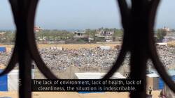 'We live near garbage:’ Gazans seeking refuge from war forced to live near city dump News Clip