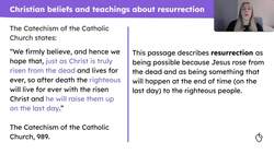 Beliefs about the afterlife: resurrection Instructional Video