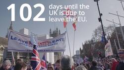 Countdown to Brexit: 102 days until Britain leaves the EU News Clip
