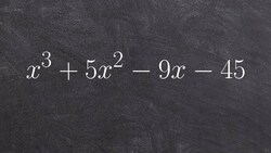 Learn how to factor a polynomial by using the grouping technique Instructional Video