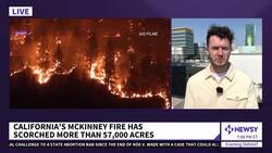 Rain Is Helping Keep McKinney Fire Down, But Hotter Days Ahead Won't News Clip