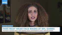 NFL Requiring Fans To Wear Face Coverings At Games News Clip