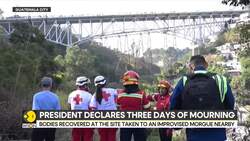 Guatemala Bus crash: Bus plunges 20 meters into a ravine News Clip